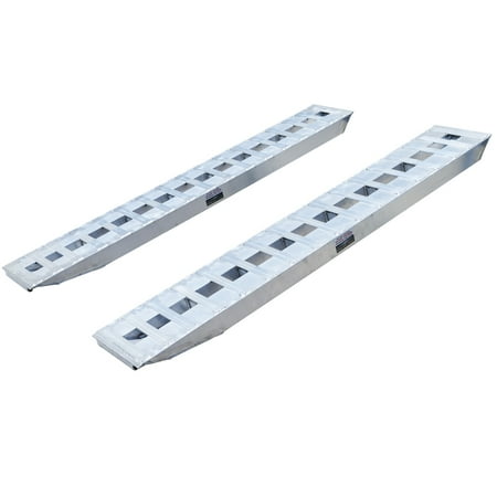 trailer aluminum ramps deck step ends loading ramp lb upper drop