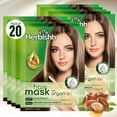 thumbnail image 2 of (3 pack) Herbishh Argan Hair Mask – Deep Conditioning & Hydration, 25ml x 20 Pouches (500ml) | Sulfate-Free, Paraben-Free | Repair for Dry, Damaged, Color-Treated Hair | Travel-Friendly, 2 of 9
