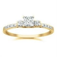 thumbnail image 2 of Classic Moissanite Bridal Set Engagement Ring 1.75 Carat on 10k White Gold, 2 of 3