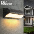 thumbnail image 2 of Aplique De Pared Exterior Con Sensor De Movimiento, Aplique De Pared Interior/Exterior Moderno, IP65 A Prueba De Agua, Aplique De Pared Exterior Para Jardín, Patio, Pasillo, Pasill, 2 of 5