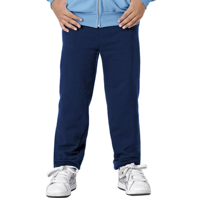 Hanes ComfortBlend EcoSmart Pantalon de Survêtement pour Jeunes, m, Marine