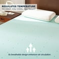 thumbnail image 2 of Elegant Comfort 2 Inch Premium Ventilated Memory Foam Mattress Topper, Mattress Pad, Bed Topper, Airflow Optimization, California King Size, 2 of 4