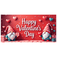 thumbnail image 2 of Valentine's Day Festive Gnome Banner Backdrop Party Decoration Heart Background Holiday Celebration Backdrop Love Gift Decor Event Scene Decor, 2 of 4