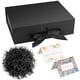 thumbnail image 1 of Caja de regalo negra con lazo, cajas de regalo magnéticas con tapas, caja decorativa para envolver regalos, 1 of 5