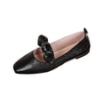 thumbnail image 2 of Round Toe Women's Office Work Dress Shoes Comfortable Plus Size Daily Wear Spring Summer Black 6, 2 of 9