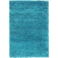 thumbnail image 1 of Unique Loom Solo Collection Solid Plush Kids Area Rug, 2' 2" x 3', Turquoise, 1 of 1