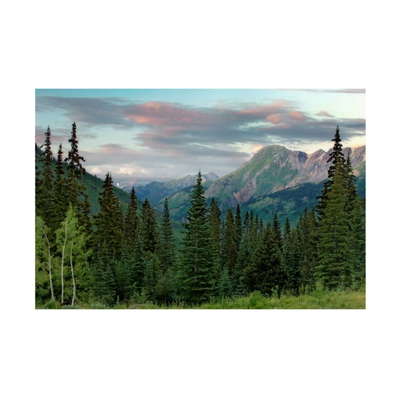 Trademark Fine Art 'Dusk Near Ouray' Canvas Art by Mike Jones Photo