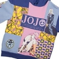 thumbnail image 3 of Jojo's Bizarre Adventure Golden Wind Character Panel Long Sleeve Hooded Sweatshirt-3XL, 3 of 7