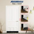 thumbnail image 4 of Randall Manufacturing Door Sweep for Bottom of Door with 1" Aluminum Holder and Black Sweep Brush for Gaps Up to 1 1/2", 4 Ft, 4 of 5