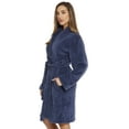 thumbnail image 2 of Just love Women's Kimono Robe / Bath Robe - Lightweight and Comfortable (Navy, 3X, Regular), 2 of 3