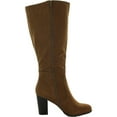 thumbnail image 2 of Style & Co. Womens Addyy Faux Suede Extra Wide Calf Knee-High Boots, 2 of 3