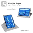 thumbnail image 2 of Labanema 10.3" Lenovo Tab M10 Plus /Smart Tab M10 Plus Case, 360 Degree Rotary Stand 10.3" Lenovo Tab M10 Plus /Smart Tab M10 Plus Cover (Map White), 2 of 7