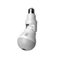 thumbnail image 1 of Cámara de seguridad para interiores 360° Gran angular V380 Cámara inalámbrica WiFi Bombilla para videovigilancia remota Cámara para bebés, 1 of 10
