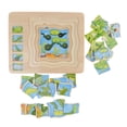 thumbnail image 3 of Bloques De Patrón De Madera,Rompecabezas de bloques de madera,Juguete Montessori de madera,Rompecabezas de animales,Rompecabezas de madera para niños pequeños,Rompecabezas de cubo de, 3 of 9