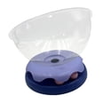 thumbnail image 3 of Cama para gatos tipo cápsula, cama semicircular universal fácil de limpiar para dormir de gatito Púrpura Grande, 3 of 8