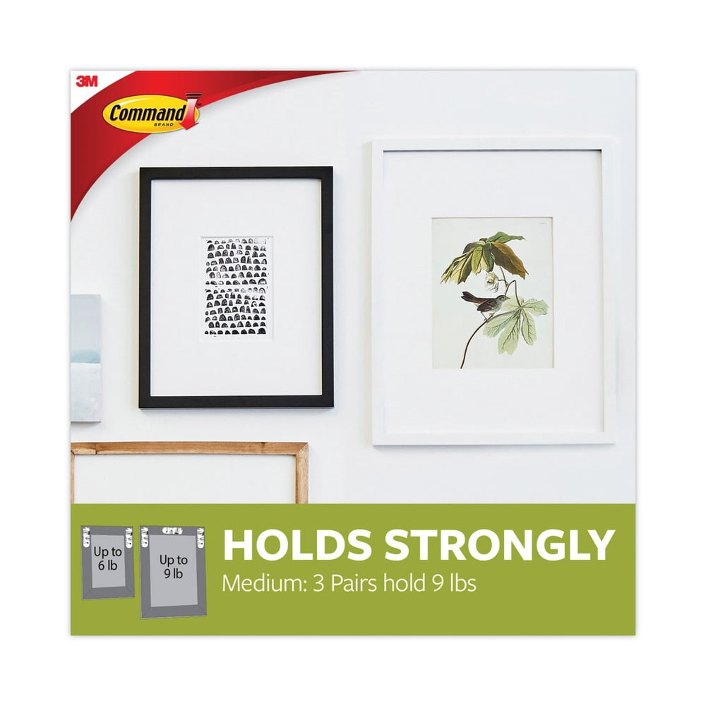 0.75 in. x 2.75 in. Damage-Free Hanging Picture Strip Pairs - White (50/Carton)
