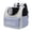 Light Blue, variant on Cat Backpack Carrier, Collapsible Soft Pet Carrier, for Medium Small Dog Cat Puppy Kitten Bunny, Ventilated Mesh Dog Travel Backpack for Outdoor Bike Hiking Camping