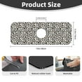 thumbnail image 2 of Pofeuu Heart Leopard Print Splash Guard for Sink Faucet Sink Gadgets-Splash Guard Behind Faucet Drip Catcher for Kitchen, Bathroom,Sink Mat, 2 of 7