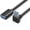 0.3m Bend up, variant on Yihuala L Shaped USB3.0 Extension Cable 90 Degree Connector 5Gbps Adapter Cord for Desktops Laptops and Peripheraled Devices