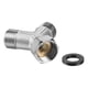 thumbnail image 5 of Conector de tubo G1/2 1 hembra a 2 machos forma Y 3 vías adaptador de manguera de cobre niquelado, 5 of 6