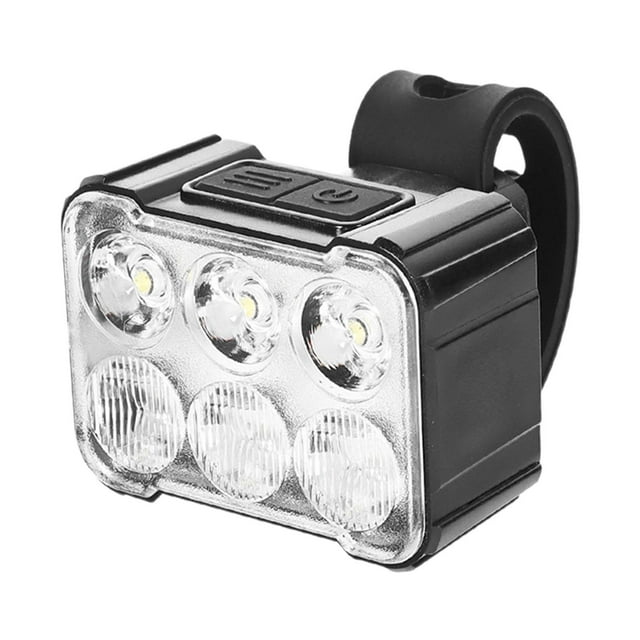 koolsoo Bicycle Light Bicycle Front Light Lightweight Cycling Light Bike Accessories 6 Lamp Beads