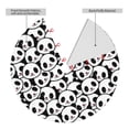 thumbnail image 2 of Sikiie Cute Panda Face 30-48 inches {designName} Print Christmas Tree Skirt Snowman Xmas Tree Skirt with Edge Christmas Decorations for Holiday Party-36", 2 of 7