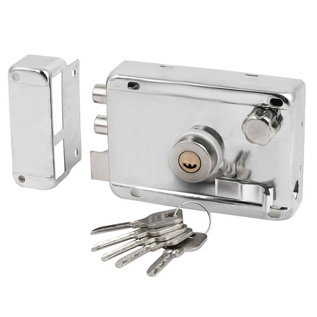 Cerradura de cilindro de seguridad de puerta de entrada Uxcell para mano izquierda 1 juego