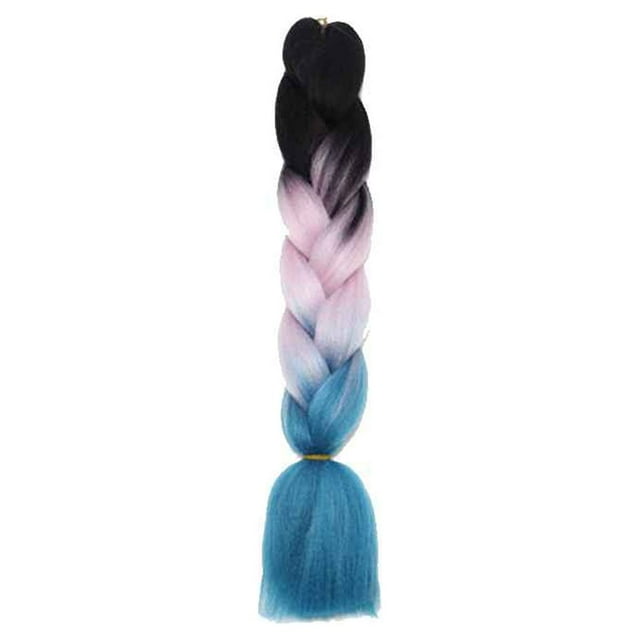 fastboy Gradient Color Women Braid Hair Large Braiding Hair Wigs High Temperature Fiber Synthetic Hair Extensions