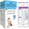 Easy@Home Ovulation Test Strips, 15 Pack Fertility Tests, Ovulation Predictor Kit, FSA Eligible, Powered by Premom Ovulation Predictor iOS and Android App, EZW2-S-15