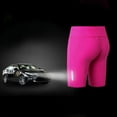 thumbnail image 3 of Fysho Women Reflective Compression Shorts Running Yoga Sports Short Pants, 3 of 4