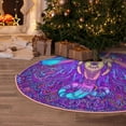 thumbnail image 5 of Rateoe Elephant in Tribal Style Pattern Christmas Tree Skirt with Ties , Christmas Tree Decorations, Farmhouse Christmas Decor Xmas Holiday Decorations-36", 5 of 6