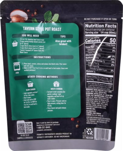 2X-Campbell's Tavern Style Pot Roast Slow Cooker Sauce - 13 oz