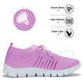 thumbnail image 6 of SIMANLAN Women's Comfortable Lace Up Sneakers Gym Running Breathable Casual Wide Width Shoes, 6 of 8