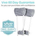 thumbnail image 2 of Almohadillas y empu&#2013265921aduras de piel de oveja Vive para muletas: acolchado c&#2013265923modo, transpirable y lavable a m&#2013265921quina para adultos. Fundas premium para a, 2 of 9