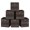 Chestnut Brown, variant on 13" Cube Storage Bin 6 Foldable Cube Organizer Bin with Handles Storage Box for Living Room Bedroom Office Chestnut Brown