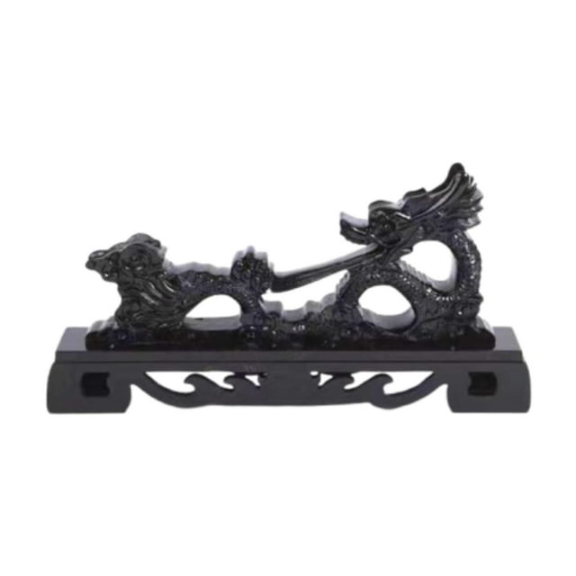 Soporte para espadas, soporte para espadas, estante para wakizashi para sala de estudio, Año Nuevo Dragón de 355 x 65 x 18 cm