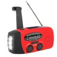 thumbnail image 2 of MesaSe Emergency Sun Powered Hand Crank /AM/NOAA Weather Alert with LED Light Power Bank Function, 2 of 7