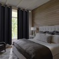 thumbnail image 2 of Cortinas opacas Diraysid con aislamiento térmico, 107 x 213 cm, color negro, 2 of 6