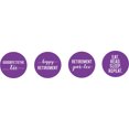 thumbnail image 2 of Darling Souvenir 190 Pcs Retirement Party Theme Stickers for chocolate Candy Labels-Violet, 2 of 2