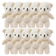 thumbnail image 2 of 15Pcs Plush Stuffed Tiny Bear Doll Plush Bear Stuffed Animal Keychain Hanging Charm, 2 of 4