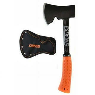  ESTWING Sportsman's Axe - 12 Camping Hatchet with Forged Steel  Construction & Genuine Leather Grip - E14A : Everything Else