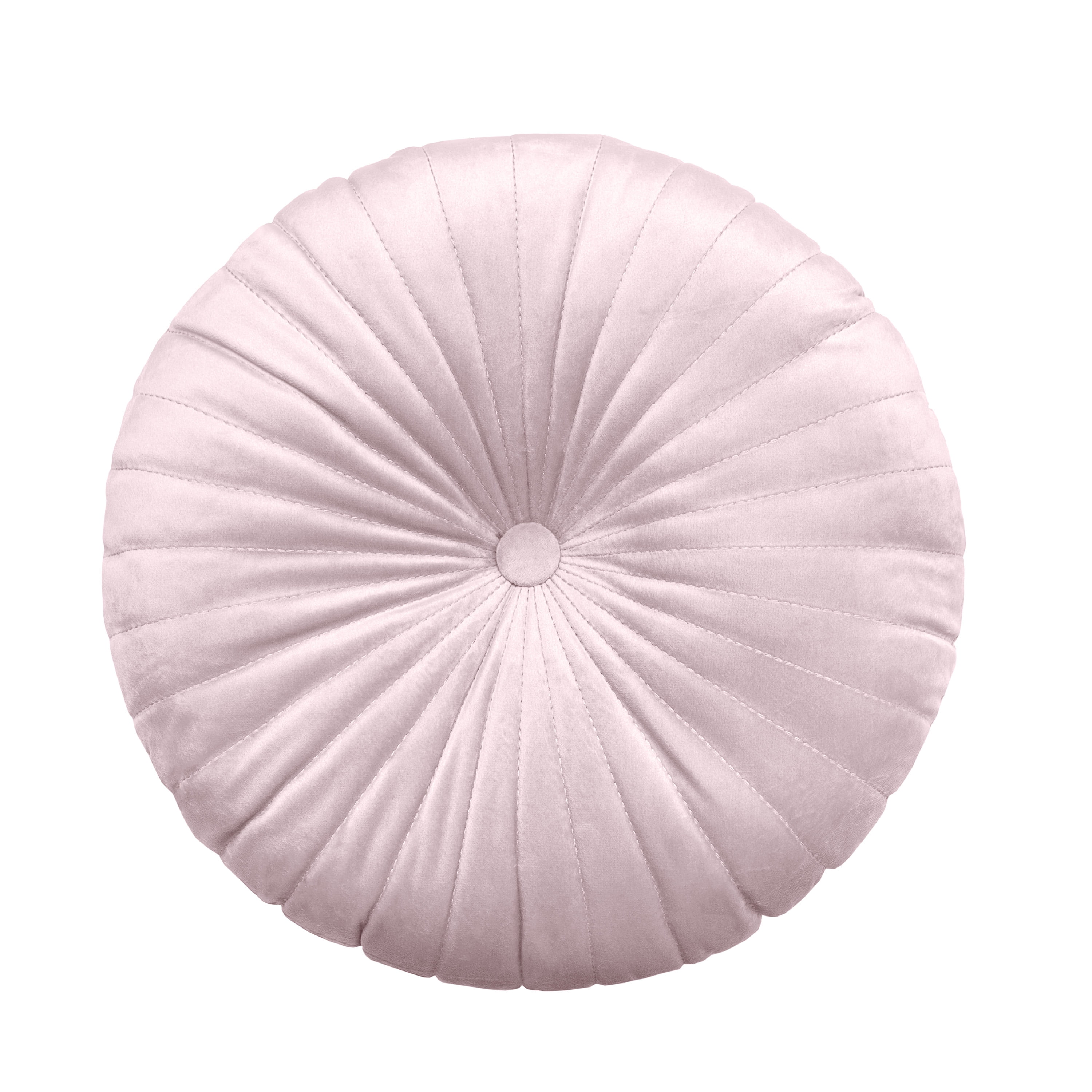 blush round pillow