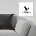 thumbnail image 3 of Gallery Pops NFL Houston Texans - Primary Mark Logotype Wall Art, Unframed Version, 12" x 12", 3 of 5