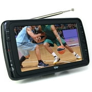 Open Box Tyler 7 Portable TV LCD Monitor Rechargeable Battery Powered Wireless Capability HD-TV, USB, HDMI Input, AC/DC, Remote Control Built In Stand Small For Car Kids Travel