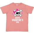 thumbnail image 3 of Inktastic Happy Valentines Day Girls Skull Girls Toddler T-Shirt, 3 of 5
