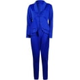 thumbnail image 4 of QIUYI Formal Pantsuits for Women Evening Party Wedding Guest 2 Piece Outfits Sets Work Office Casual Dressy Pant Suits, 4 of 6