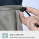 thumbnail image 4 of Yuarrent 1 par de cubiertas para zapatos impermeables para bicicletas de carretera, chanclos para deportes al aire libre, carreras, ciclismo, Paraguas de lluvia Café S, 4 of 6