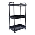 thumbnail image 1 of Carrito Organizador Multiusos Adir 12128 Negro 3 Niveles - Estante Móvil con Ruedas y Frenos - Almacenaje para Cocina Oficina y Taller, 1 of 5