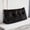 Black, variant on Large Triangular Headboard Wedge Bed Rest Reading Pillow Backrest Positioning Support Bolster Cushion with Removable Cover, Grey, Queen Size 59x8x20 Inches