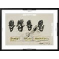 thumbnail image 5 of Art.com Famous Negro Athletes, 1981 Giclee Print by Jean-Michel Basquiat, Black Frame Wall Art, 29" x 21", 5 of 5